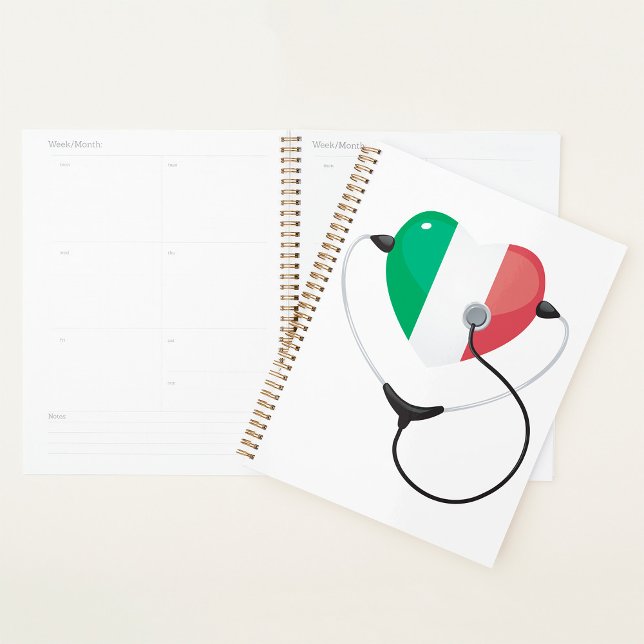 Italian Heart with Stethoscope Healthcare Planner (Creator Uploaded)