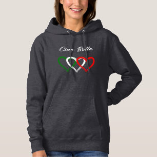 Italian Hearts Ciao Bella Your text Hoodie