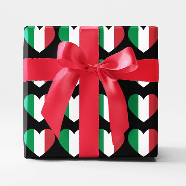 Italian Hearts Wrapping Paper (Italian Hearts Wrapping Paper)