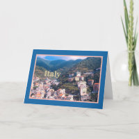 "ITALIAN HILLSIDE VILLAGE/BLDGS. "TUMBLING" DOWN H