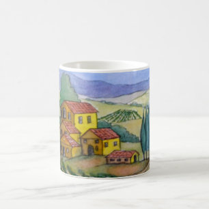 Italian Hilltown in Chianti Coffee Mug