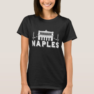 Italian Home Heartbeat Naples Italy Napoli Souveni T-Shirt