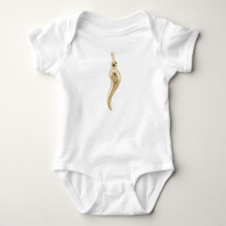 italian horn baby bodysuit