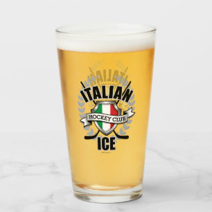 Italian Ice Hockey Glass