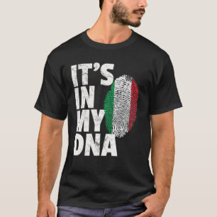 Italian Italy Flag IT's IN MY DNA Christmas Gift C T-Shirt