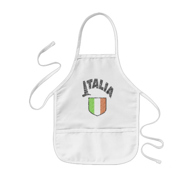 Italian Kids Cooking Apron (Front)