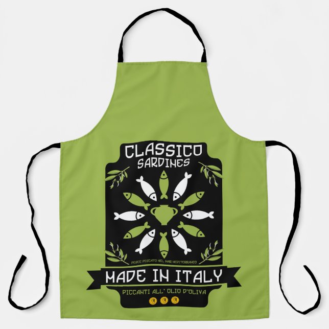 Italian Kitchen Apron (Front)