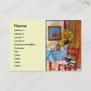 ITALIAN KITCHEN IN FLORENCE BUSINESS CARD