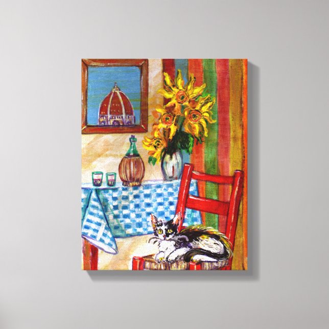ITALIAN KITCHEN IN FLORENCE CANVAS PRINT (Front)