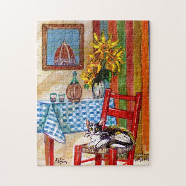 ITALIAN KITCHEN IN FLORENCE JIGSAW PUZZLE (Vertical)