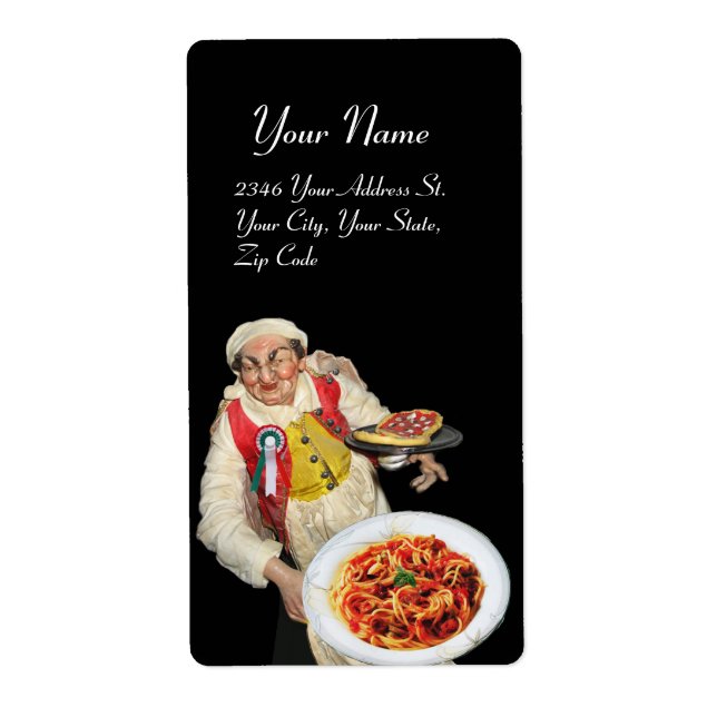 ITALIAN KITCHEN red green white black (Front)