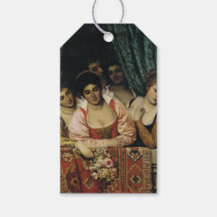 Italian Ladies on a Balcony (Middle Ages) Gift Tags