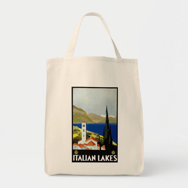 Italian Lakes Tote Bag (Front)