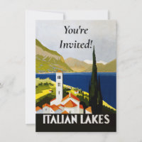 Italian Lakes Vintage Travel Italy