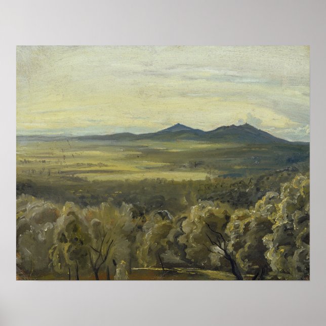 Italian Landscape, 1833 Poster (Front)