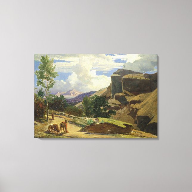 Italian Landscape Canvas Print (Front)
