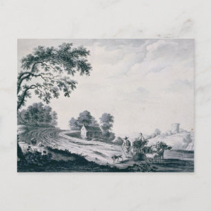 Italian Landscape Postcard