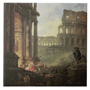 Italian landscape tile