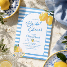 Italian Lemon Amalfi Coast Bridal Shower