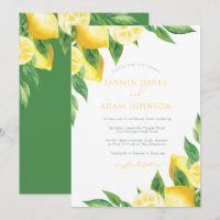 Italian Lemon Greenery Mediterranean Wedding