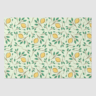 Italian Lemon Leaf Decoupage Fruit Tissue Paper