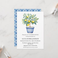 Italian Lemon Tree Amalfi Coast Bridal Shower