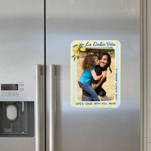 Italian Lemons La Dolce Vita Photo Mother's Day  Magnet