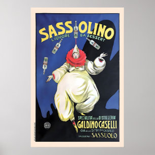 Italian Liquore da Dessert Vintage Food&Drink Poster