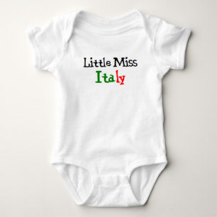 italian little miss baby bodysuit