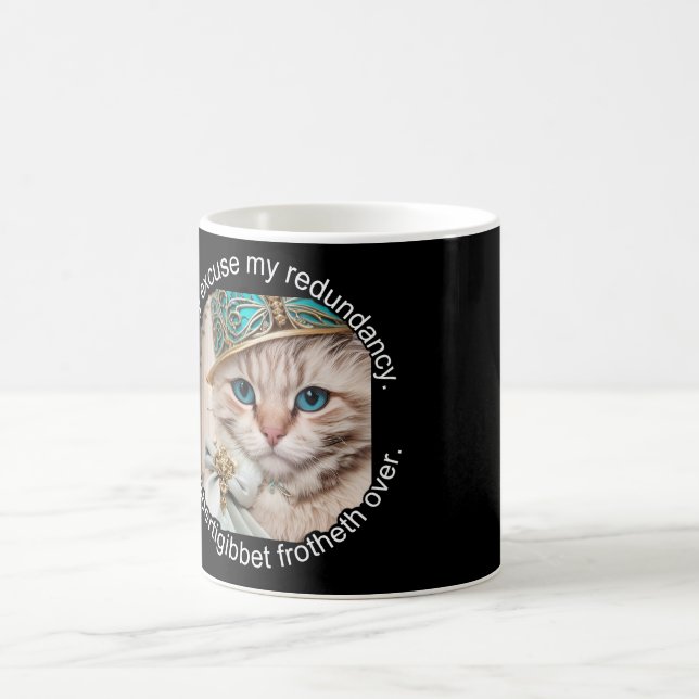 Italian Luxury Cat: Willow  Coffee Mug (Center)