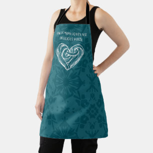 Italian Mama Loves Pasta Delicious Cuisine Design Apron