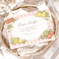 Italian Market Produce Baby Shower Diapper Raffle