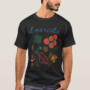 Italian Market Sardines Tinned Fish Coast Tomato G T-Shirt