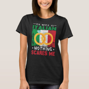 Italian Marriage Italy Roots Heritage Married T-Shirt