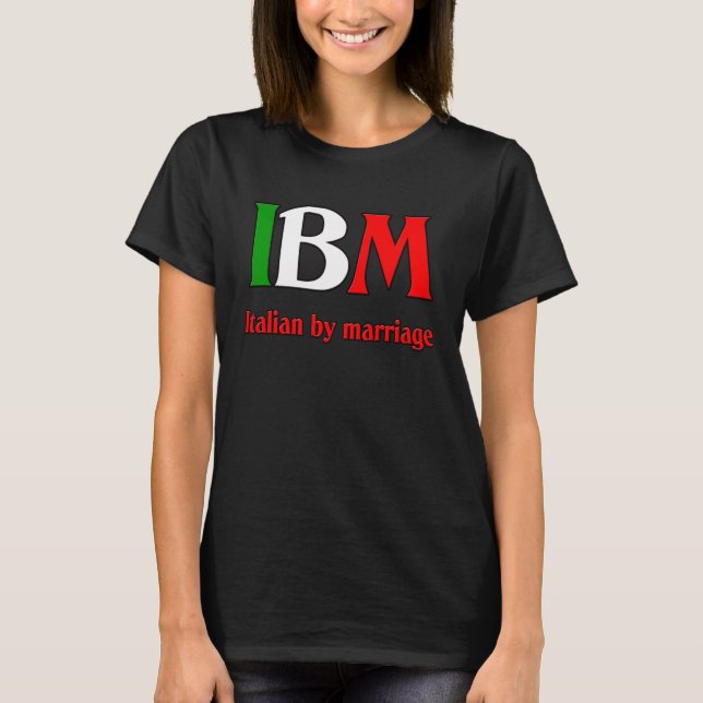 Italian Marriage T-Shirt (Front)