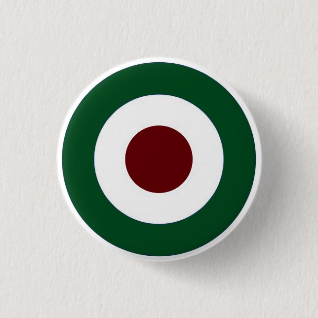 Italian Mod Target 3 Cm Round Badge (Front)