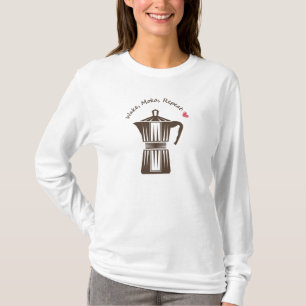 Italian Moka Coffee Pot T-Shirt