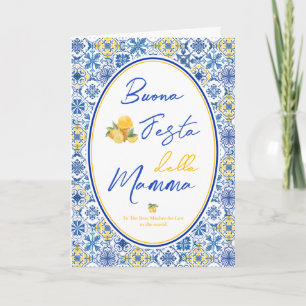 Italian Mom Mother in law Happy Mother's Day Card