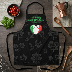 Italian Mum's Endless Love Family Forever Apron