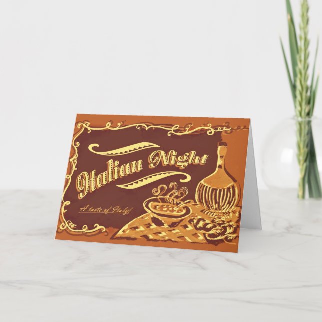 Italian Night Invitation (Front)