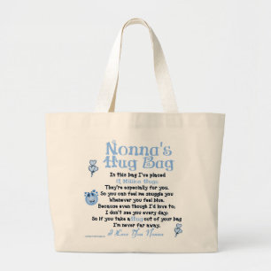 Italian - Nonna - Single Verse Large Tote Bag