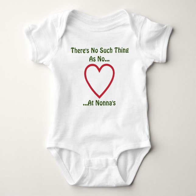 Italian Nonna's Girl/Guy T-Shirt Baby Bodysuit (Front)