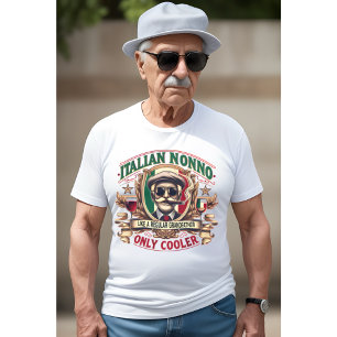 Italian Nonno Like a Regular Grandfather  T-Shirt