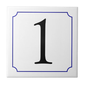 Italian Number Tile