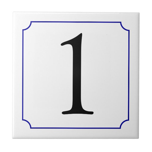 Italian Number Tile (Front)