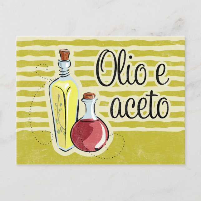 Italian Oil & Vinegar Recipe Card (Front)