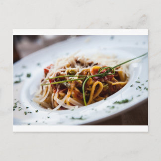 Italian Pasta Postcard