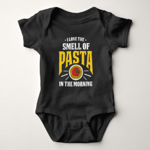 Italian Pasta Spaghetti Noodles Food lover Baby Bodysuit