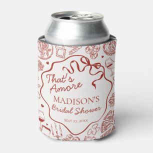 Italian Pasta Thats Amore Bridal Shower Favor Can Cooler
