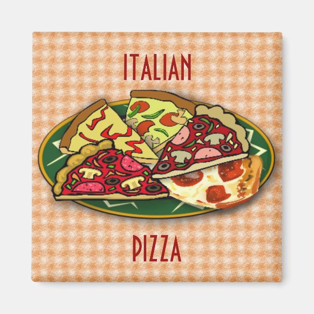 Italian Pizza Magnet (Front)